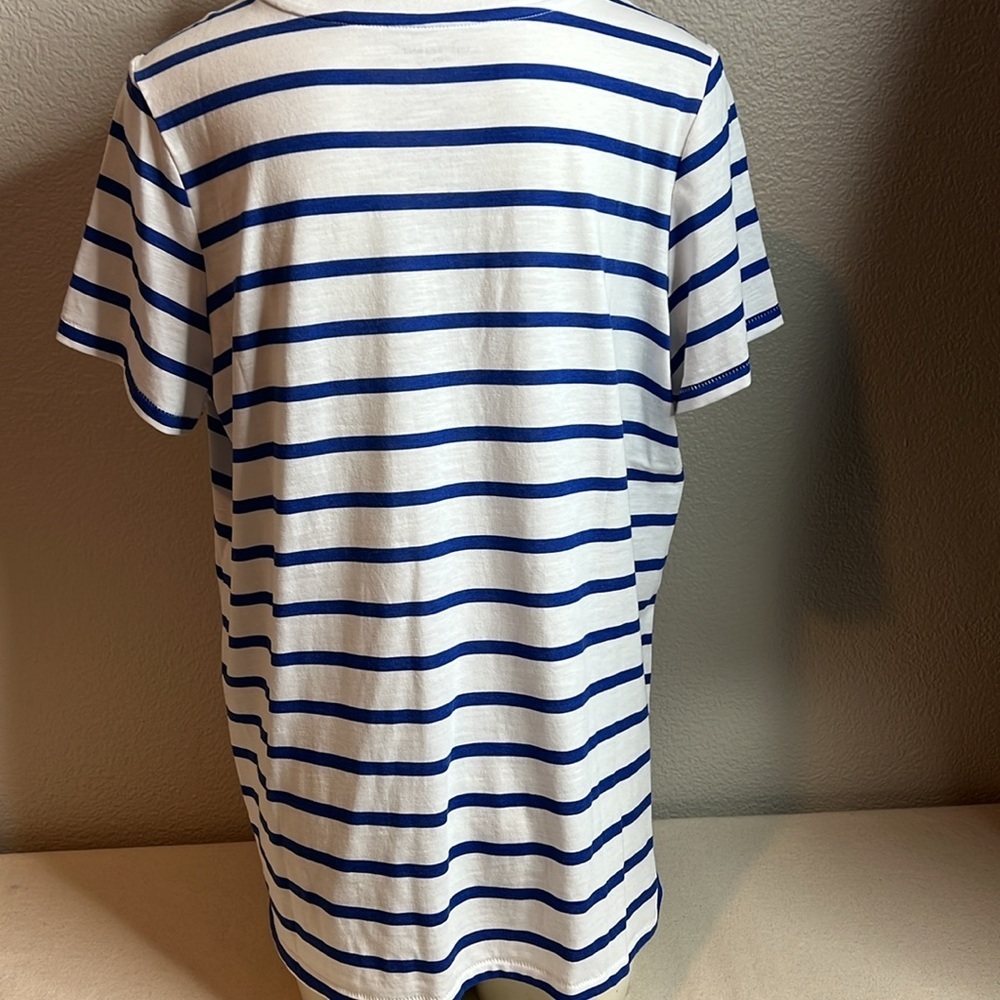 🛍️ 4 for $25 Lane Bryant Striped “Be Kind” Tee Shirt Size 14/16 - Picture 4 of 5
